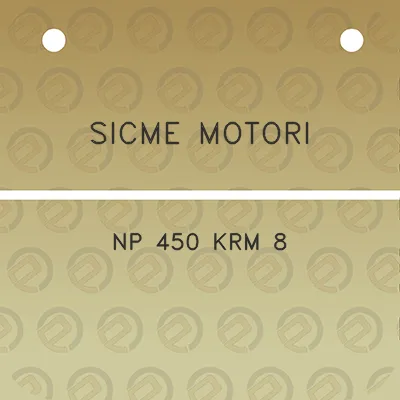 sicme-motori-np-450-krm-8