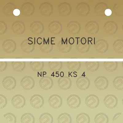 sicme-motori-np-450-ks-4