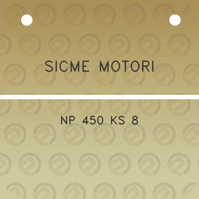 sicme-motori-np-450-ks-8