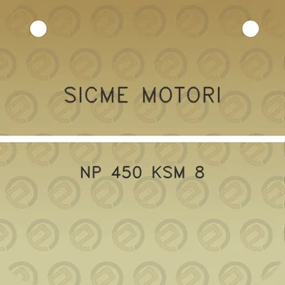 sicme-motori-np-450-ksm-8