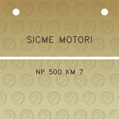 sicme-motori-np-500-km-7