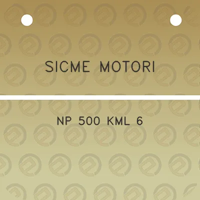 sicme-motori-np-500-kml-6