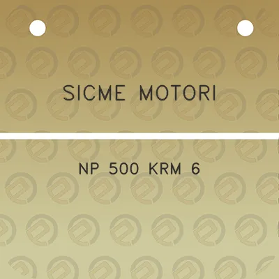 sicme-motori-np-500-krm-6