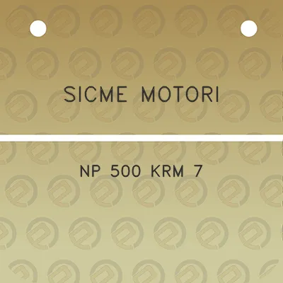 sicme-motori-np-500-krm-7