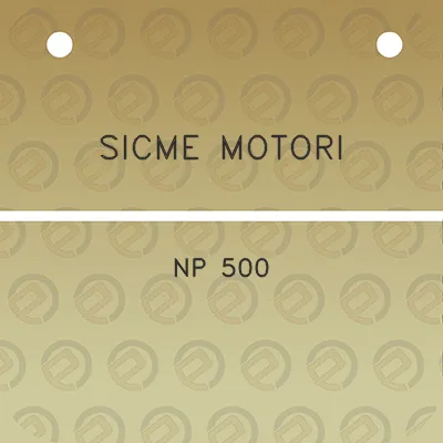 sicme-motori-np-500