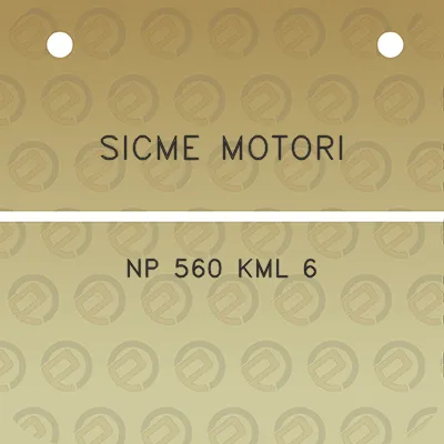 sicme-motori-np-560-kml-6