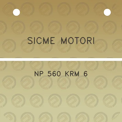 sicme-motori-np-560-krm-6