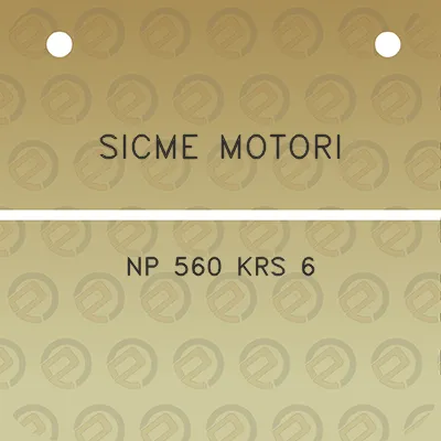 sicme-motori-np-560-krs-6