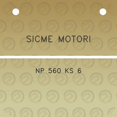 sicme-motori-np-560-ks-6