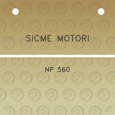 sicme-motori-np-560