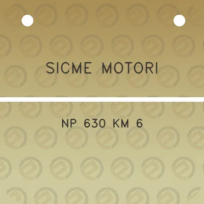 sicme-motori-np-630-km-6