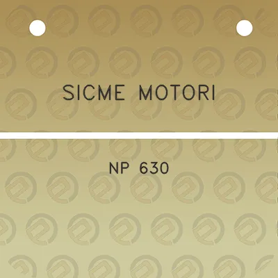 sicme-motori-np-630