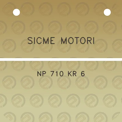 sicme-motori-np-710-kr-6