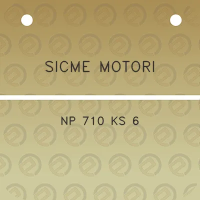 sicme-motori-np-710-ks-6