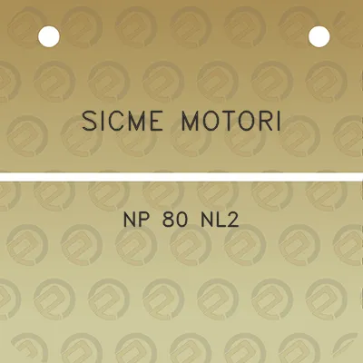 sicme-motori-np-80-nl2