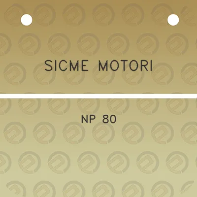 sicme-motori-np-80