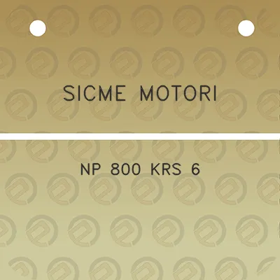 sicme-motori-np-800-krs-6