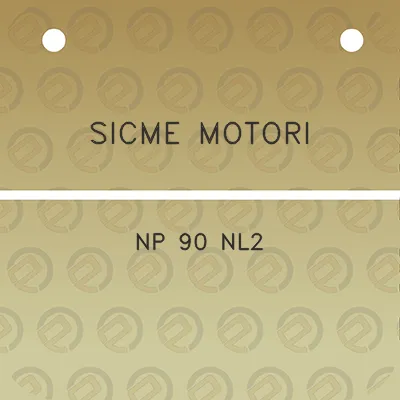 sicme-motori-np-90-nl2