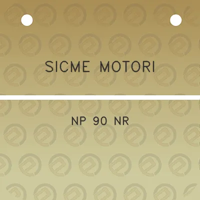 sicme-motori-np-90-nr