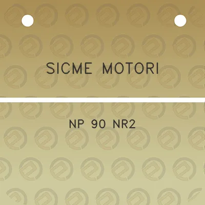 sicme-motori-np-90-nr2