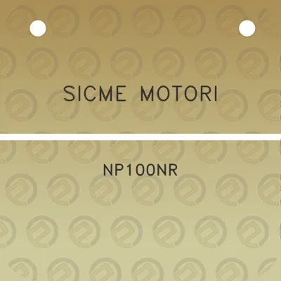 sicme-motori-np100nr