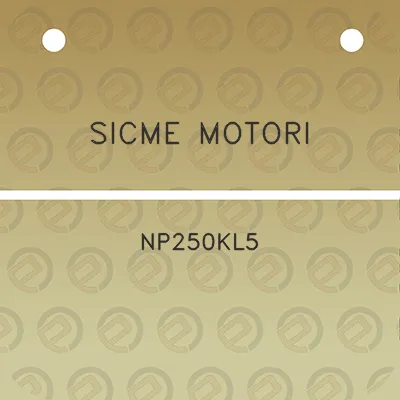 sicme-motori-np250kl5