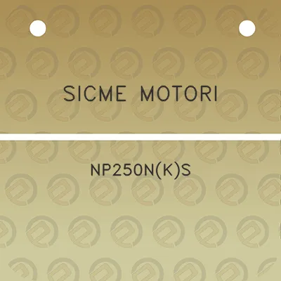 sicme-motori-np250nks