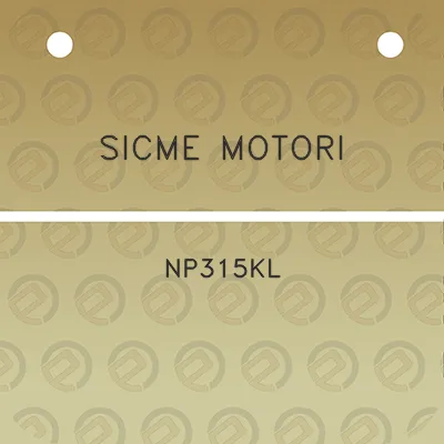 sicme-motori-np315kl