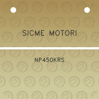 sicme-motori-np450krs