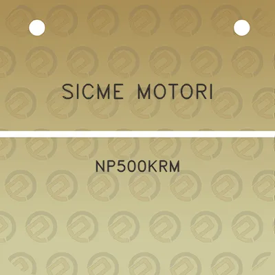 sicme-motori-np500krm