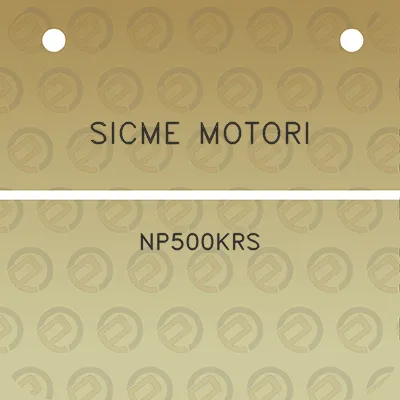 sicme-motori-np500krs