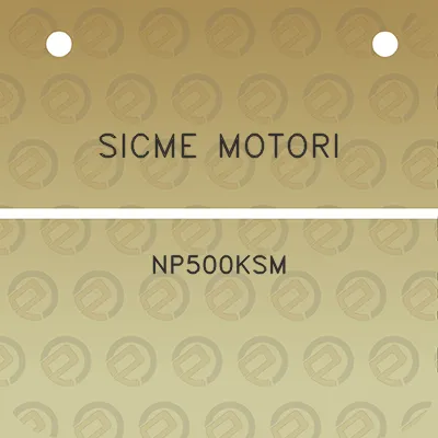 sicme-motori-np500ksm