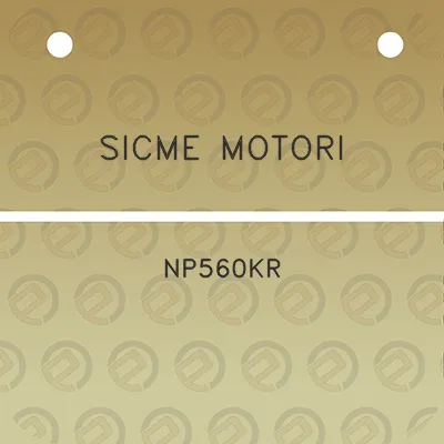 sicme-motori-np560kr