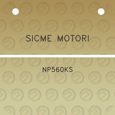 sicme-motori-np560ks