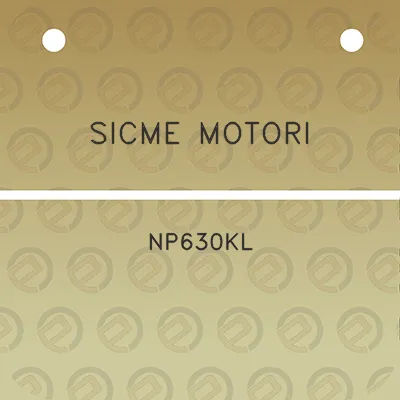 sicme-motori-np630kl