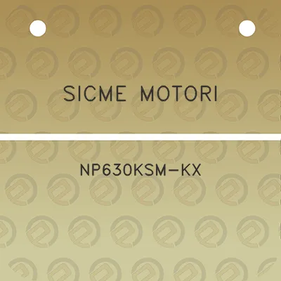 sicme-motori-np630ksm-kx