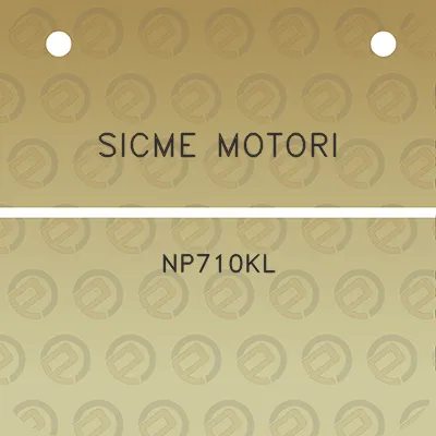 sicme-motori-np710kl