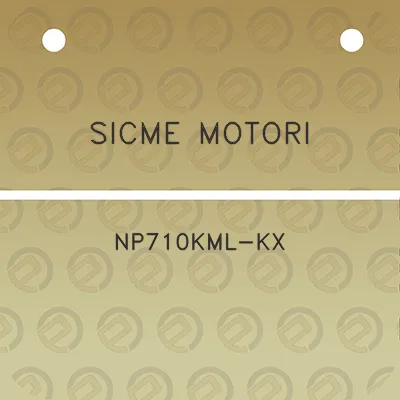 sicme-motori-np710kml-kx