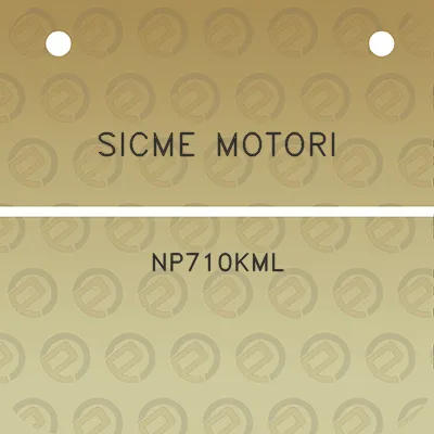 sicme-motori-np710kml