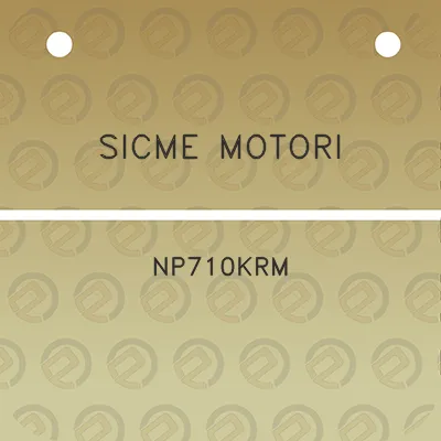 sicme-motori-np710krm