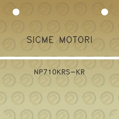 sicme-motori-np710krs-kr