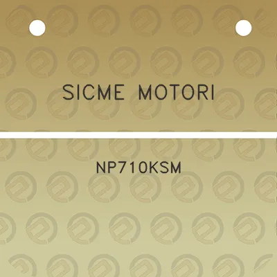 sicme-motori-np710ksm