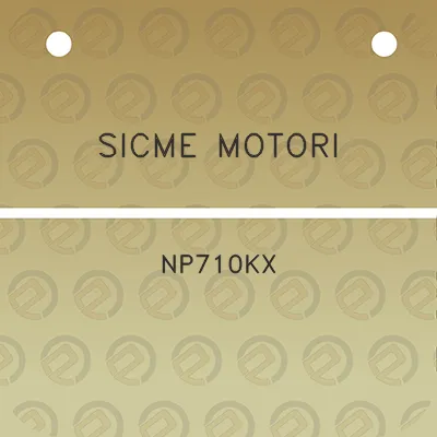 sicme-motori-np710kx