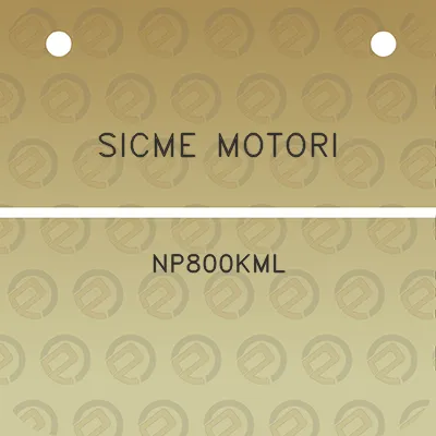 sicme-motori-np800kml