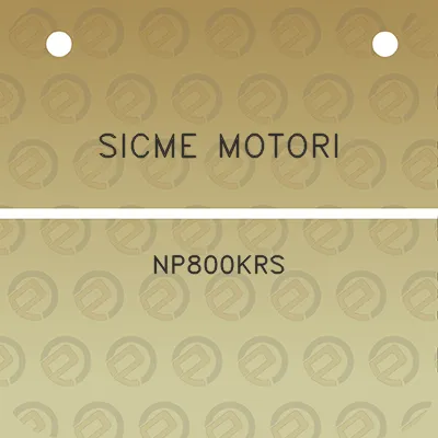 sicme-motori-np800krs