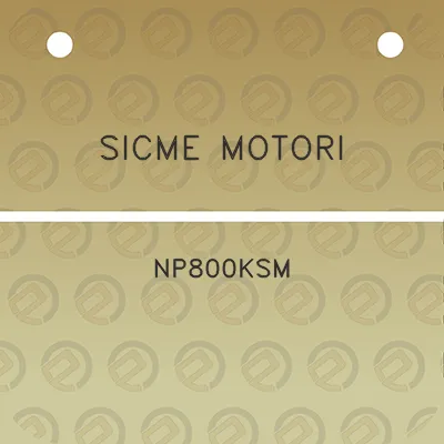 sicme-motori-np800ksm