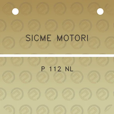 sicme-motori-p-112-nl