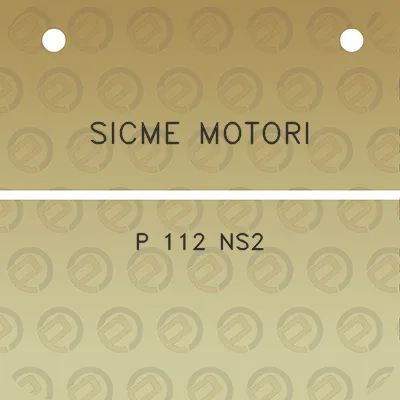 sicme-motori-p-112-ns2