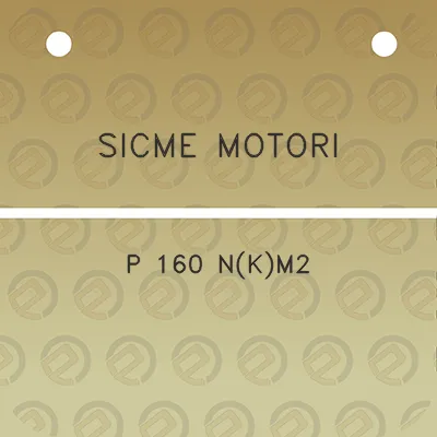 sicme-motori-p-160-nkm2