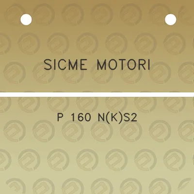 sicme-motori-p-160-nks2